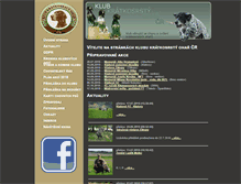 Tablet Screenshot of klubkratkosrstyohar.cz